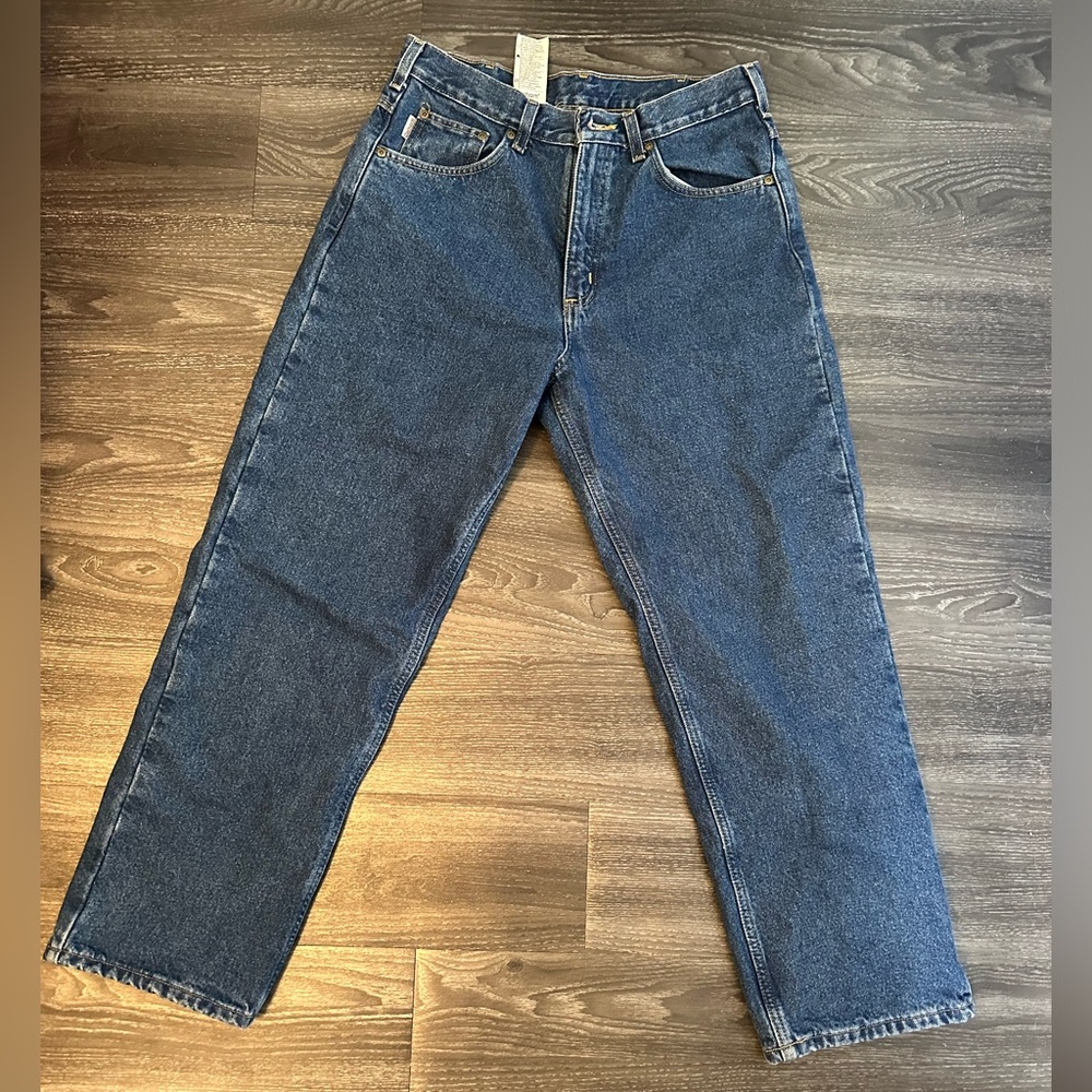32x30 Fleece-Lined Carhartt Jeans Relaxed Fit